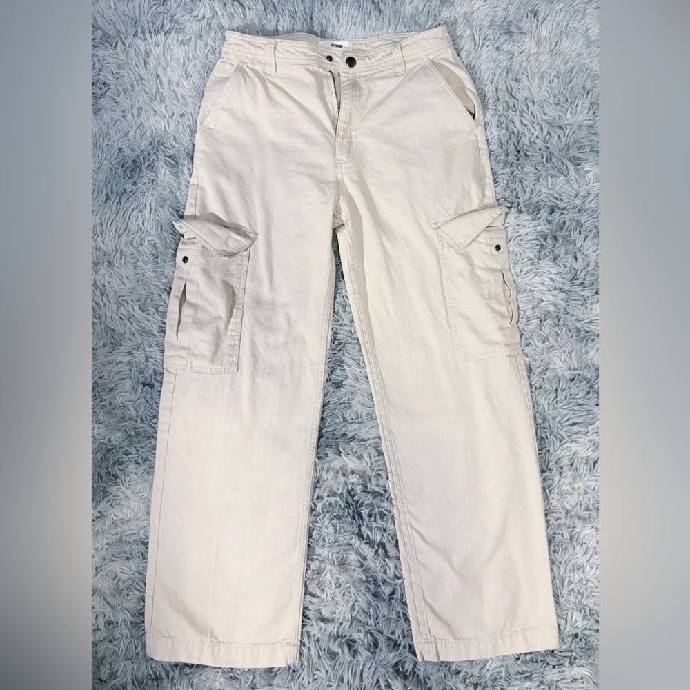 Cotton On Men's Light Beige Cargo Pants
